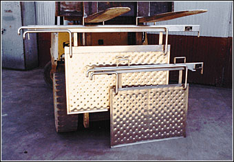 cooling panels for wine tank
